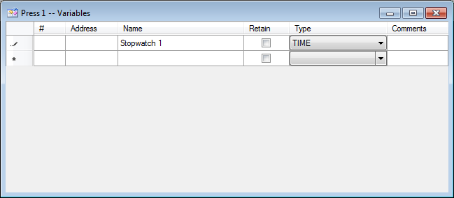 ChronometreAffectationVariableTime english